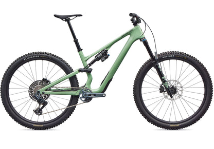2026 Specialized Stumpjumper 15 EVO Expert AXS Unisex Mountain Bike, Gloss Pistachio/Dark Moss Green image 2
