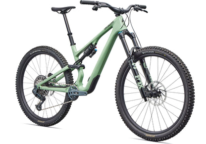 2026 Specialized Stumpjumper 15 EVO Expert AXS Unisex Mountain Bike, Gloss Pistachio/Dark Moss Green image 1