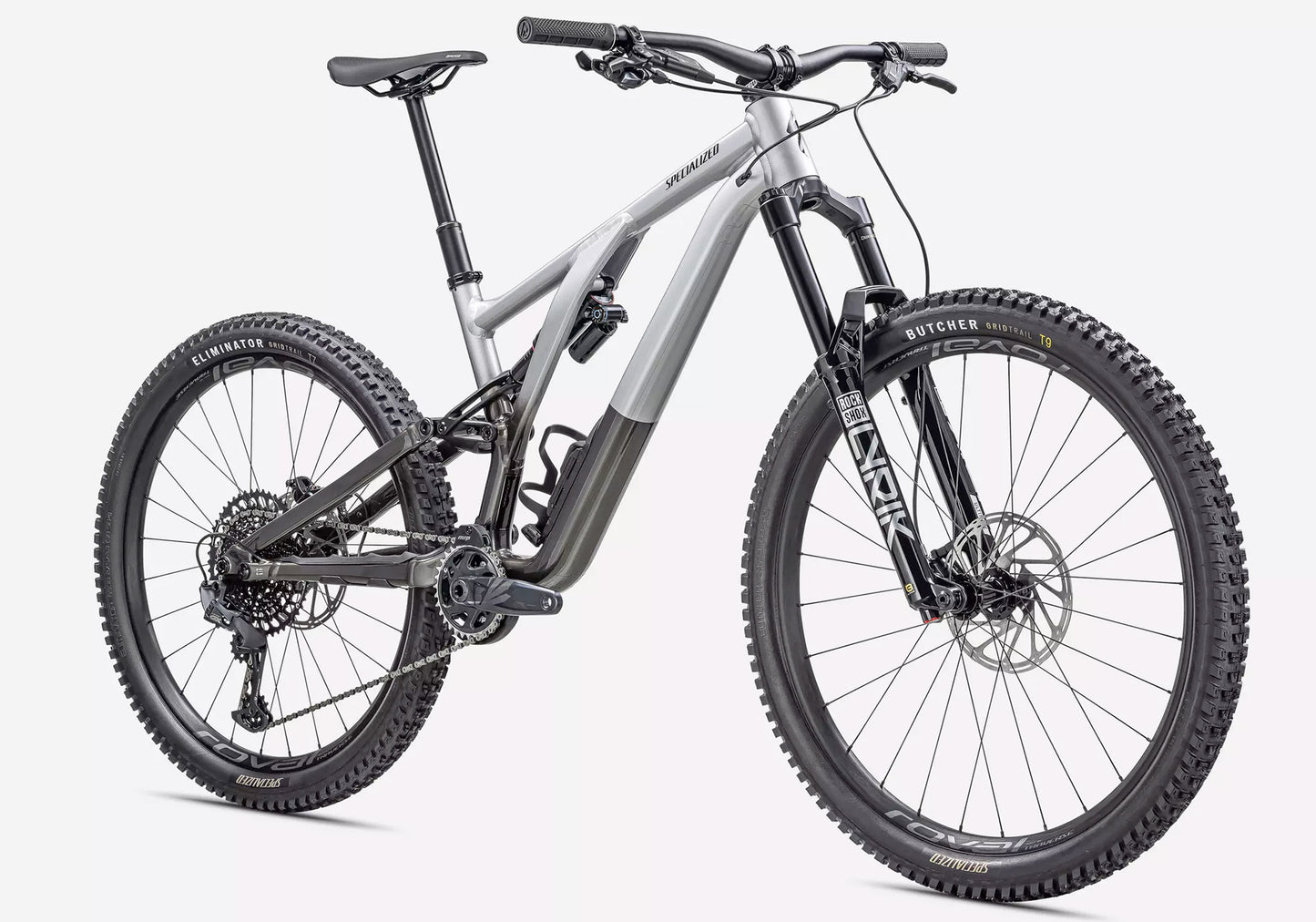 Specialized Stumpjumper EVO Elite Alloy, Gloss Silver Dust/Black Tint