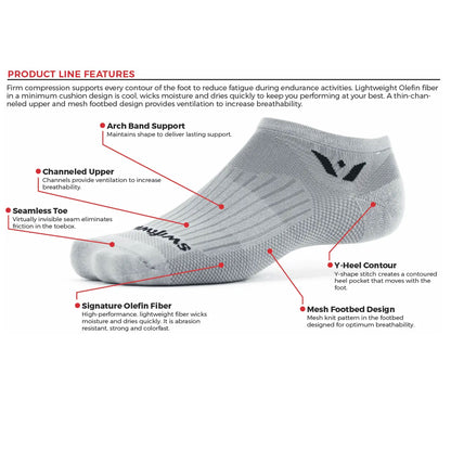 Swiftwick Aspire 5" Unisex Cycling Socks