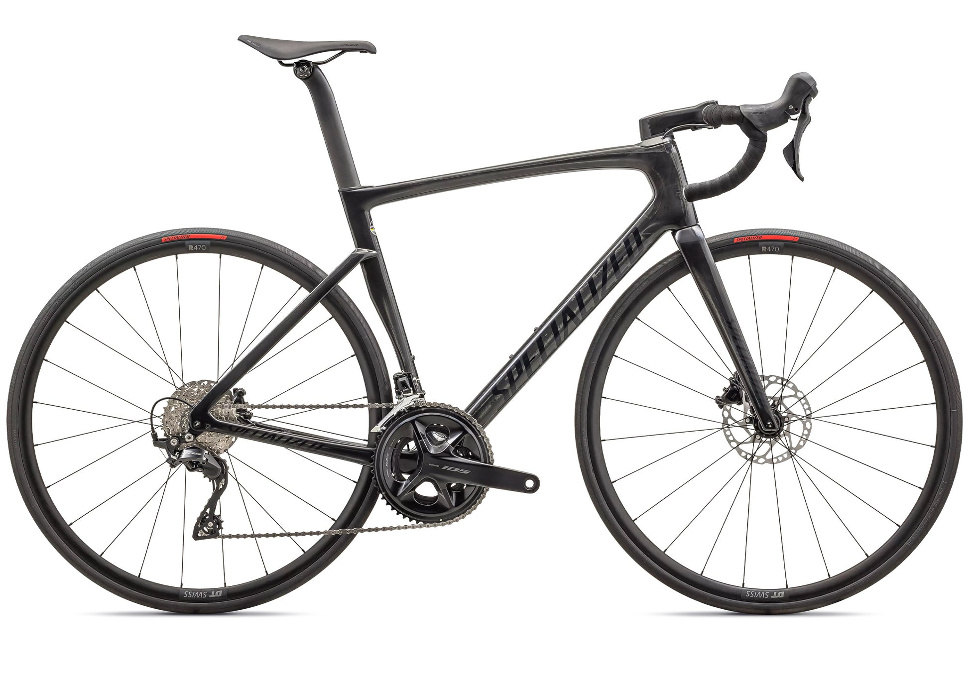 2026 Specialized Tarmac SL7 Sport Shimano 105 Unisex Road Bike, Gloss Carbon / Dark Navy image 3