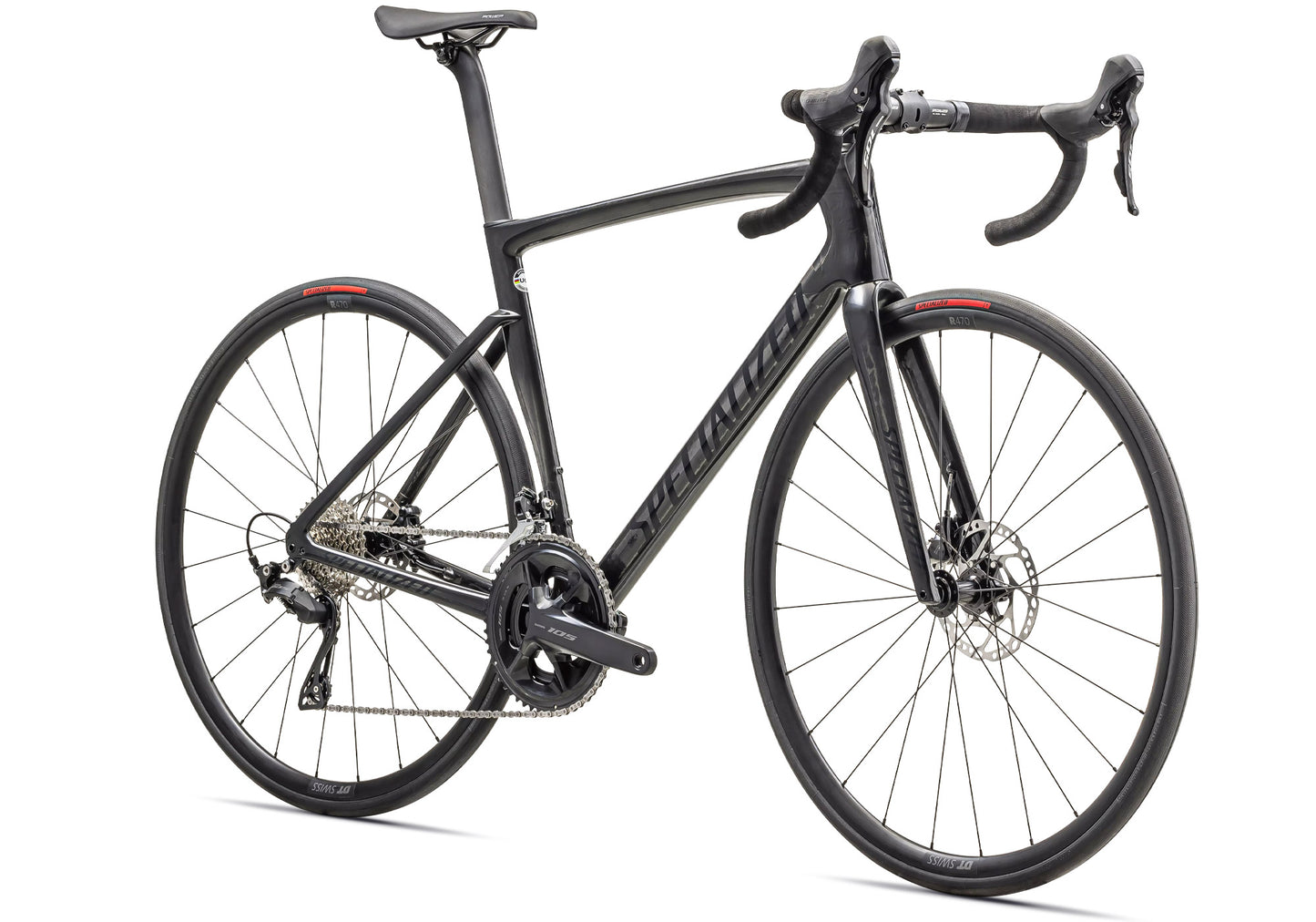 2026 Specialized Tarmac SL7 Sport Shimano 105 Unisex Road Bike, Gloss Carbon / Dark Navy image 1