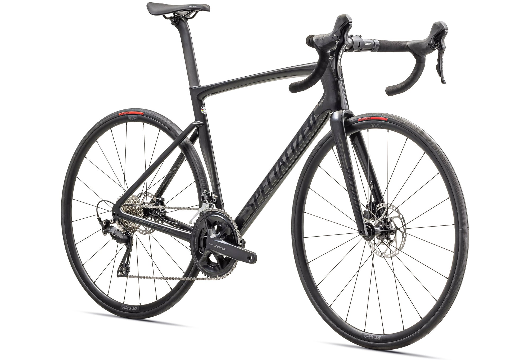 2026 Specialized Tarmac SL7 Sport Shimano 105 Unisex Road Bike, Gloss Carbon / Dark Navy image 1