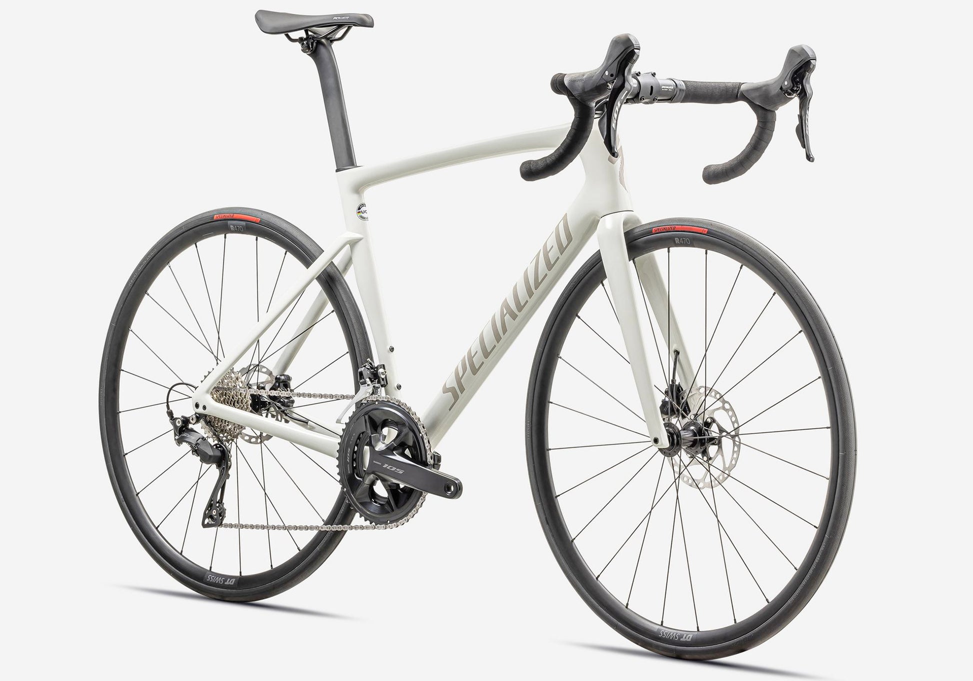 2024 Specialized Tarmac SL7 Sport, Unisex Road Bicycle, Gloss Dune White