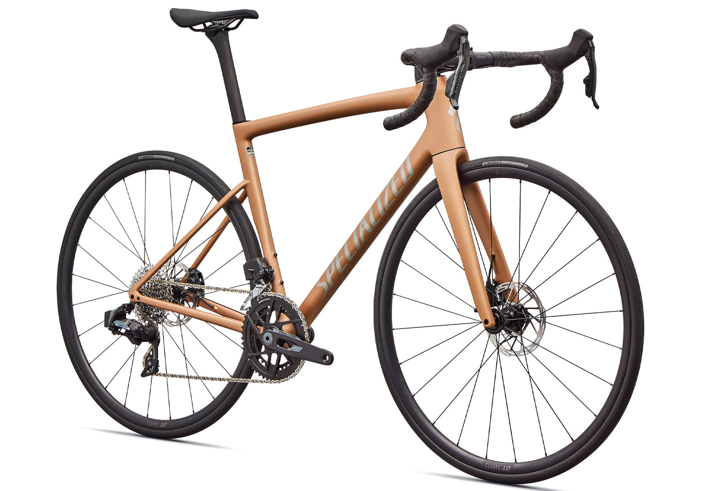 2026 Specialized Tarmac SL8 Comp SRAM Rival AXS, Satin Photon Orange Tint Over Silver Dust image 1