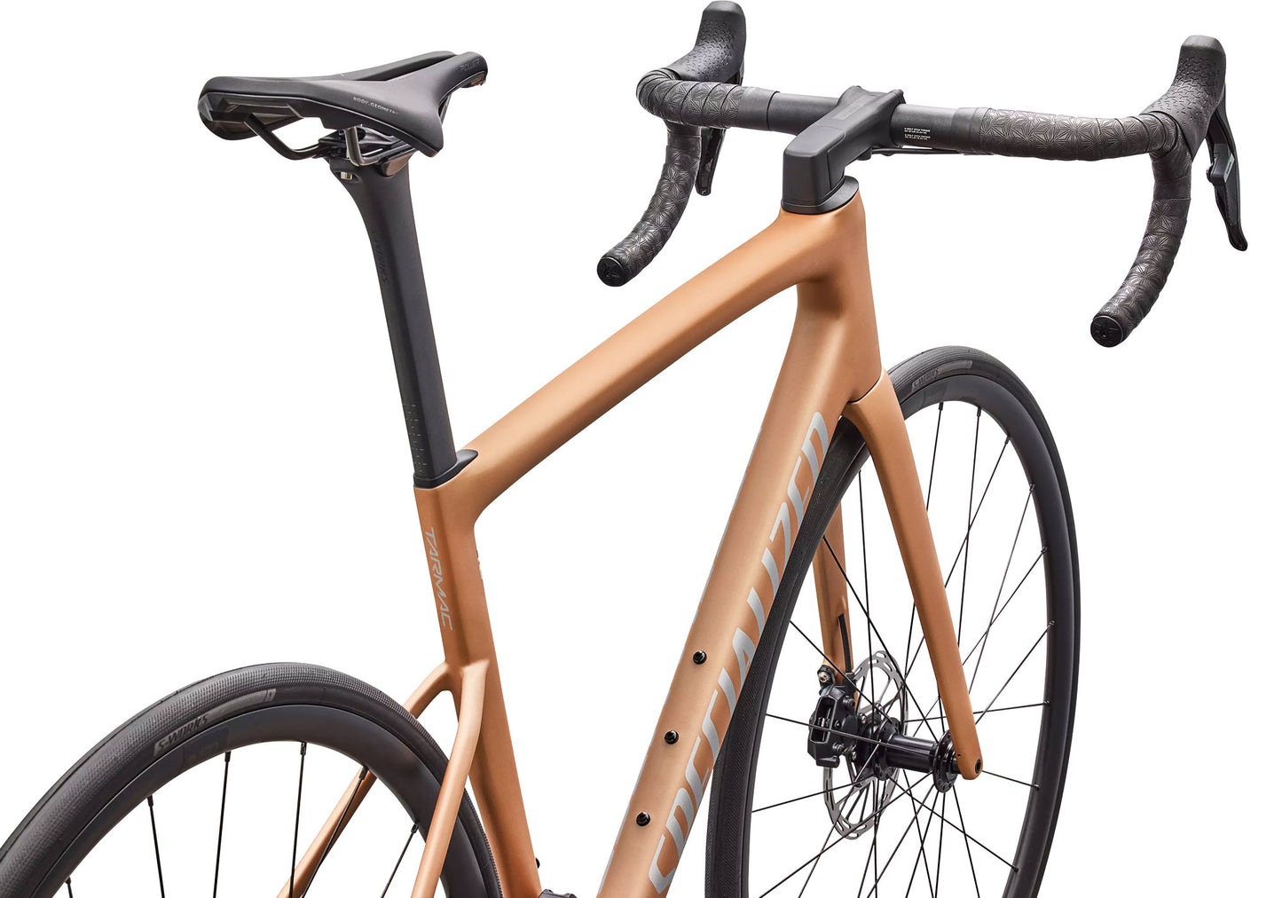 2026 Specialized Tarmac SL8 Comp SRAM Rival AXS, Satin Photon Orange Tint Over Silver Dust image 3