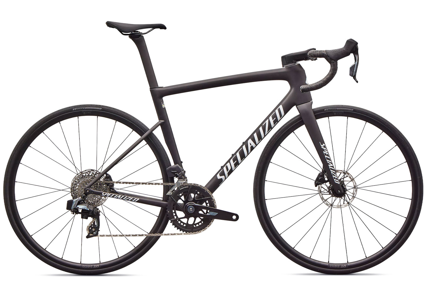 2026 Specialized Tarmac SL8 Comp SRAM Rival AXS, Satin Carbon/White image 2