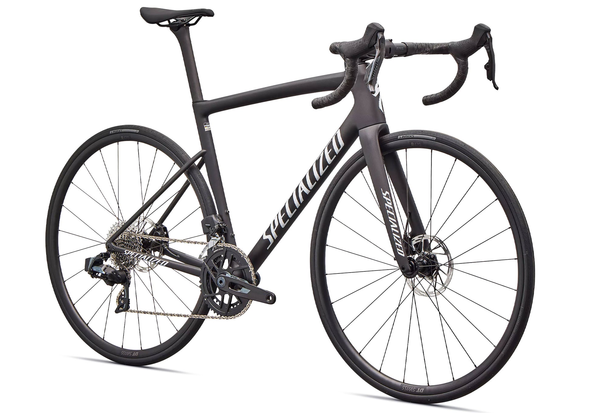 2026 Specialized Tarmac SL8 Comp SRAM Rival AXS, Satin Carbon/White image 1