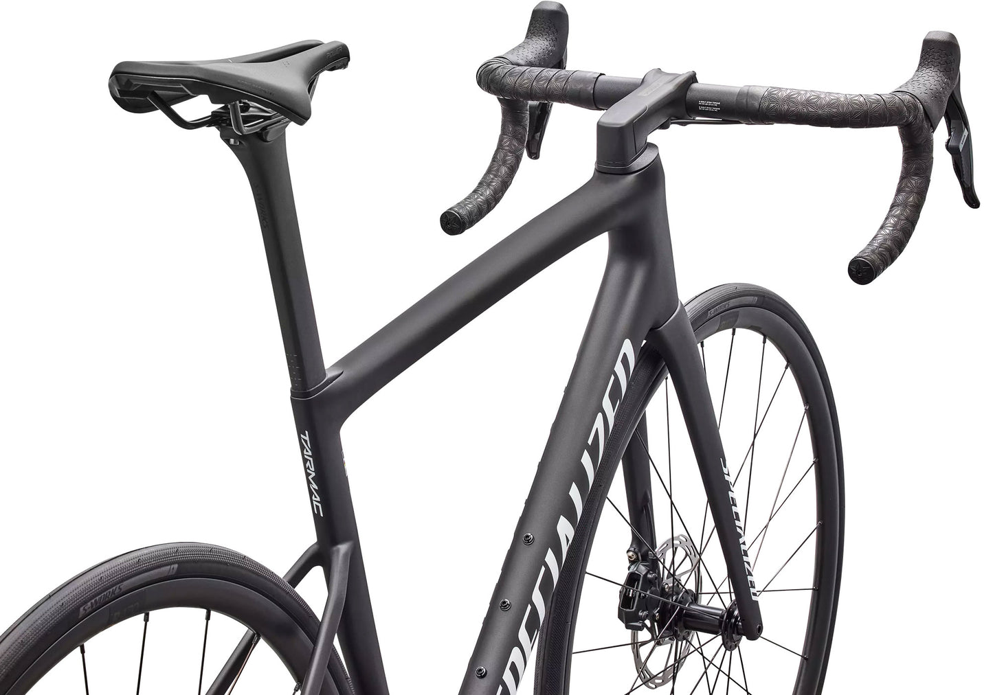 2026 Specialized Tarmac SL8 Comp SRAM Rival AXS, Satin Carbon/White image 3