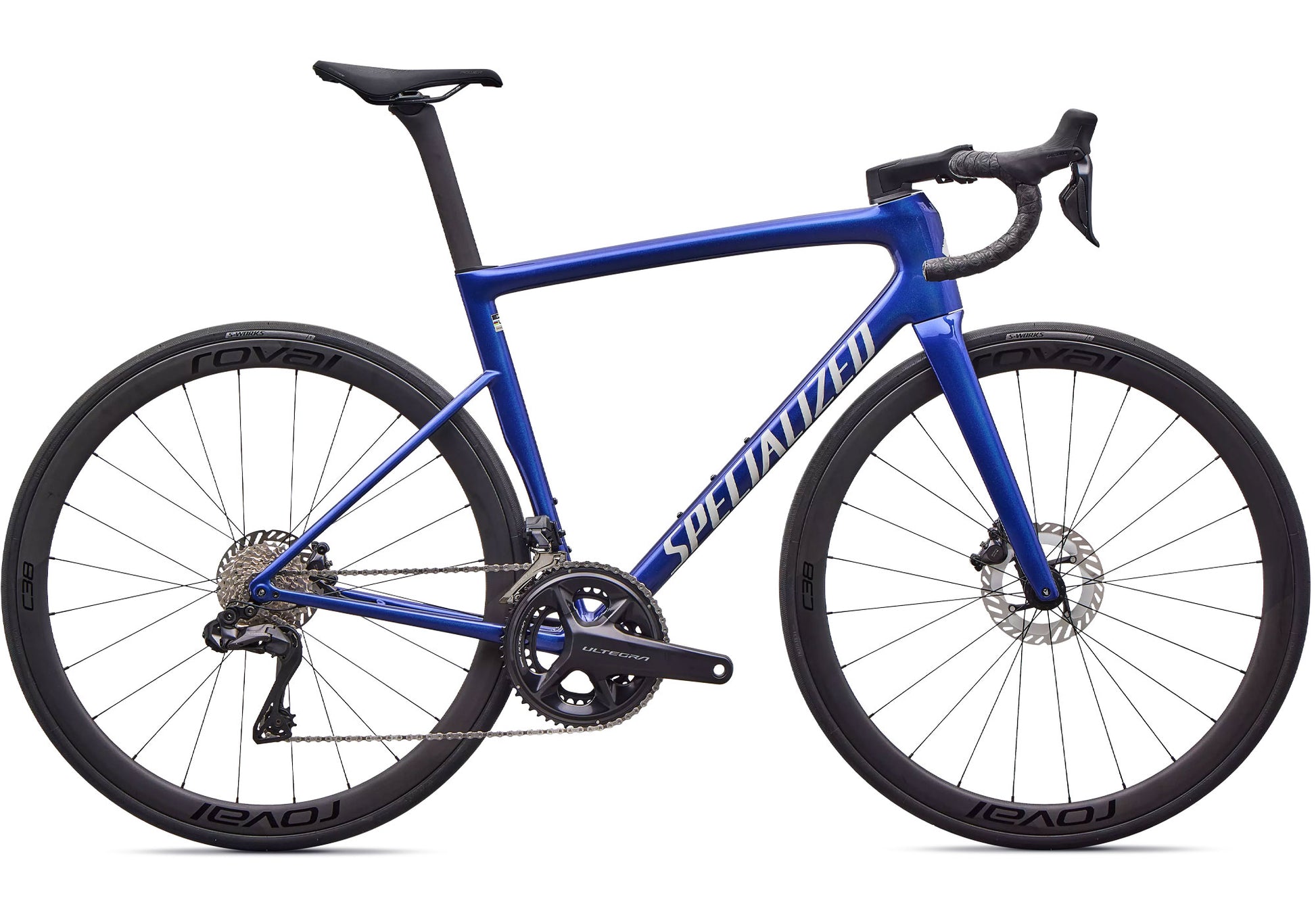 2026 Specialized Tarmac SL8 Expert Ultegra Di2 Unisex Road Bike, Gloss Blue Majesty Metallic image 3