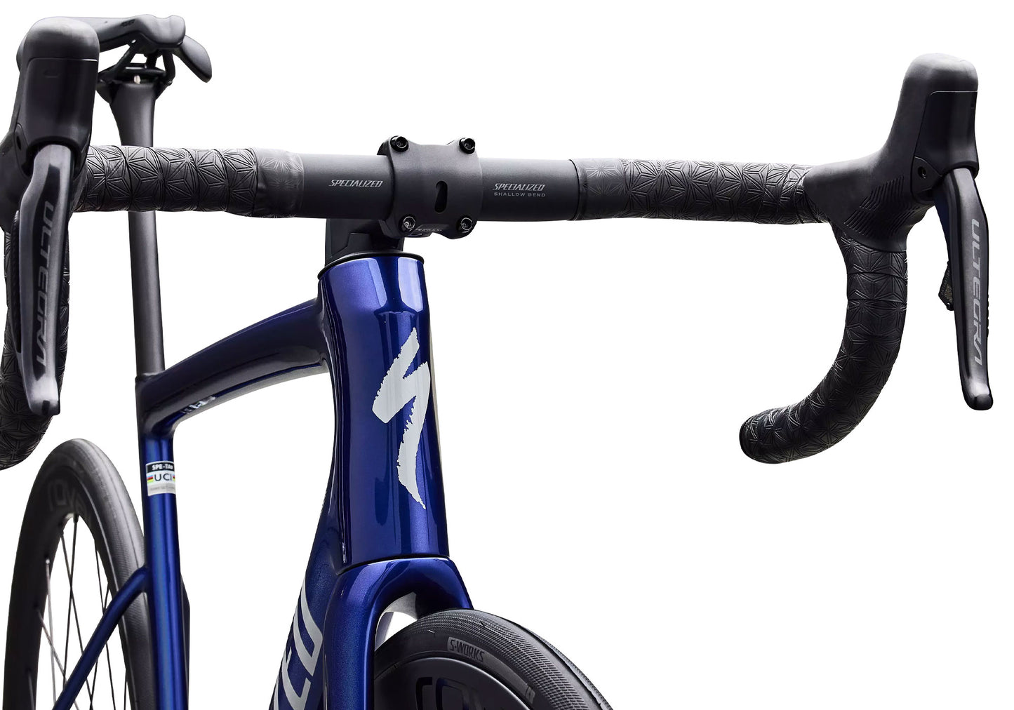 2026 Specialized Tarmac SL8 Expert Ultegra Di2 Unisex Road Bike, Gloss Blue Majesty Metallic image 4