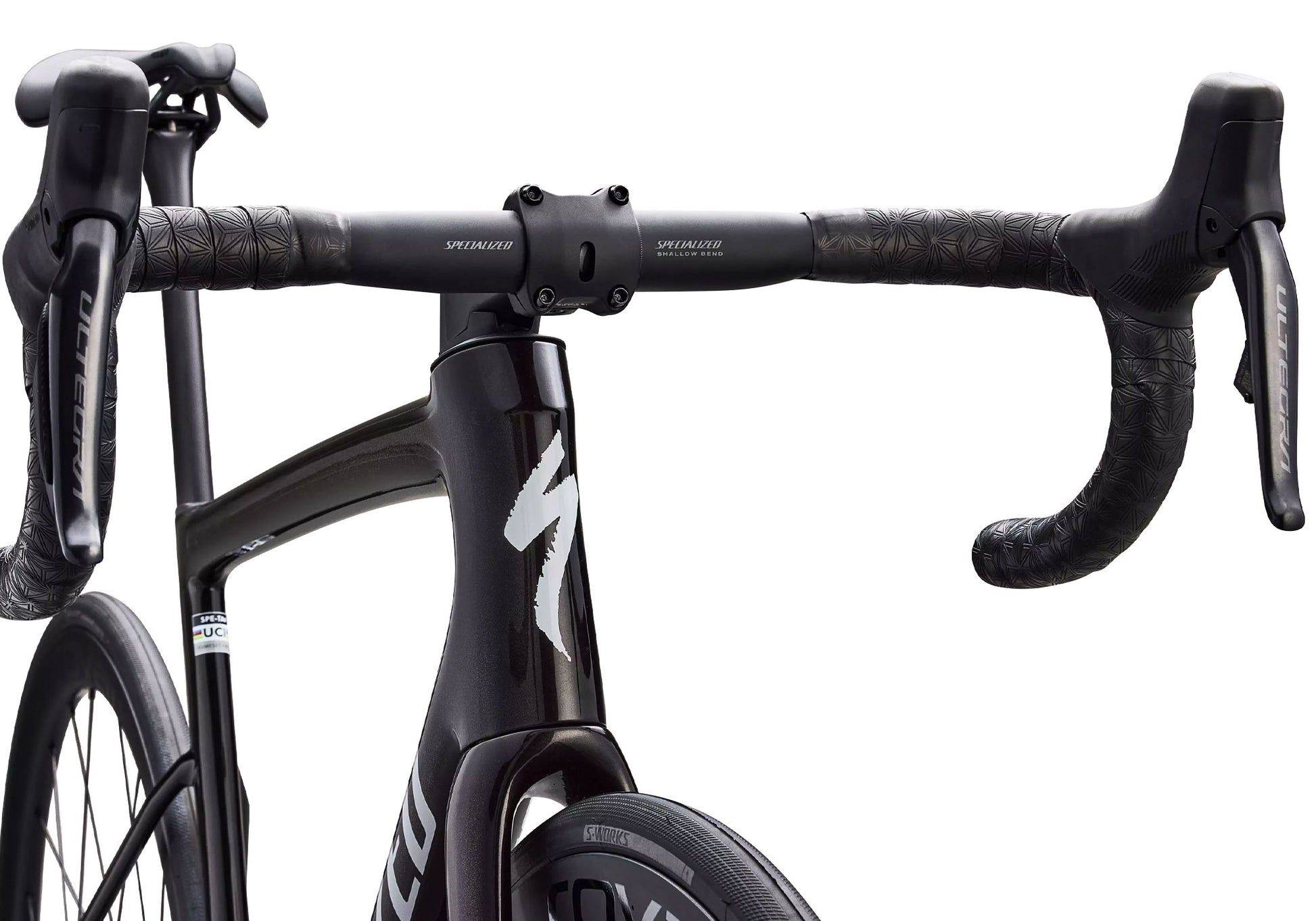 2026 Specialized Tarmac SL8 Expert Ultegra Di2 Unisex Road Bike, Gloss Obsidian Metallic image 5