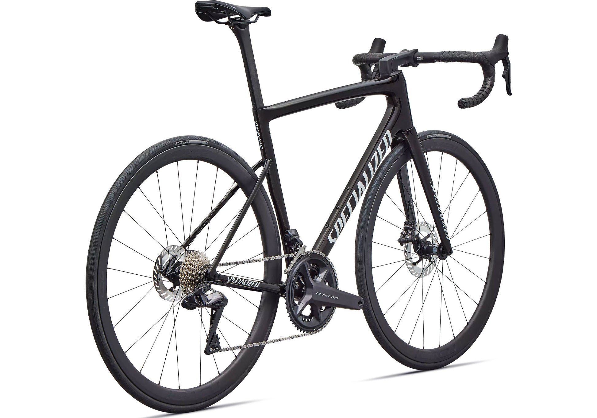 2026 Specialized Tarmac SL8 Expert Ultegra Di2 Unisex Road Bike, Gloss Obsidian Metallic image 3