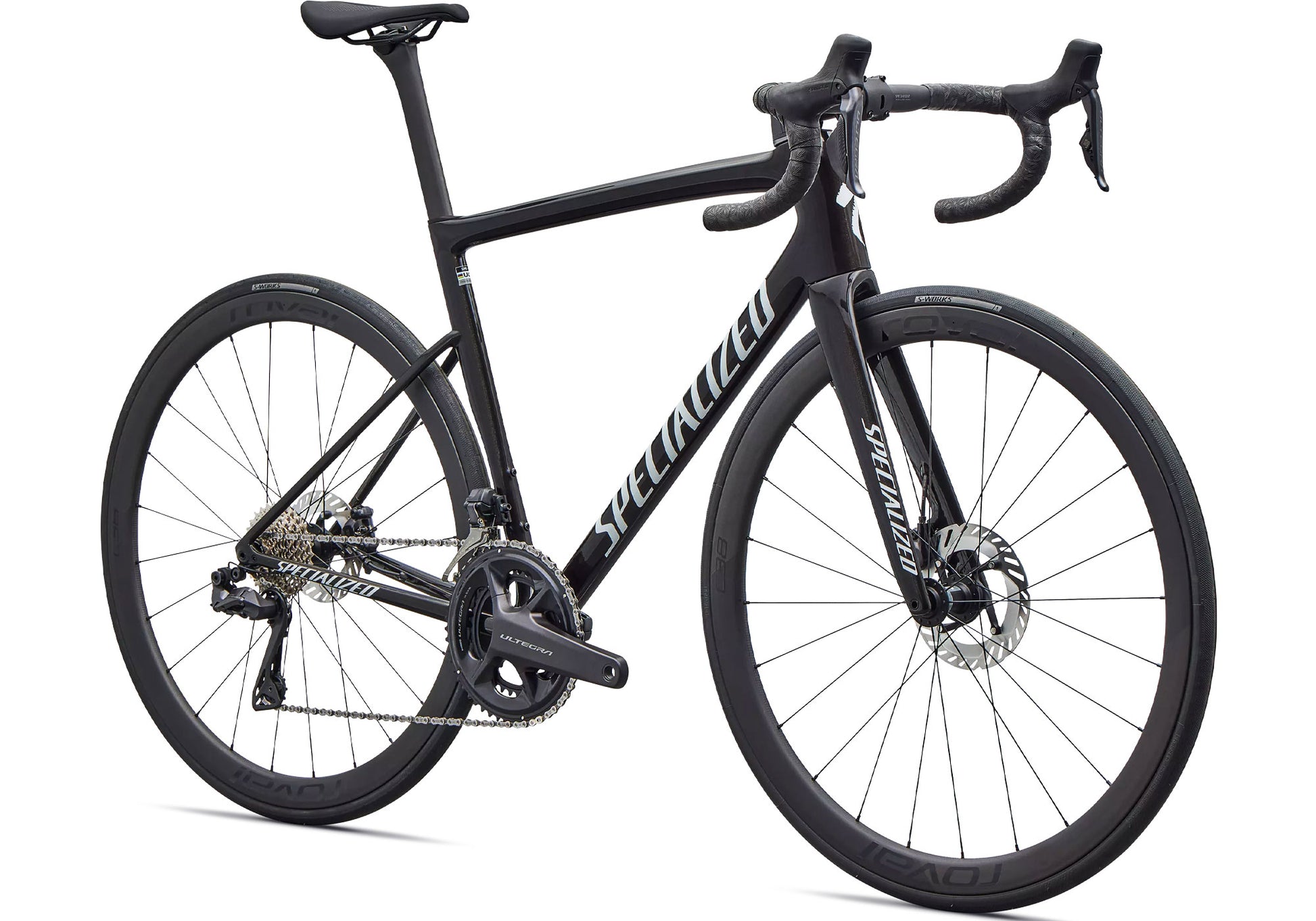2026 Specialized Tarmac SL8 Expert Ultegra Di2 Unisex Road Bike, Gloss Obsidian Metallic image 1