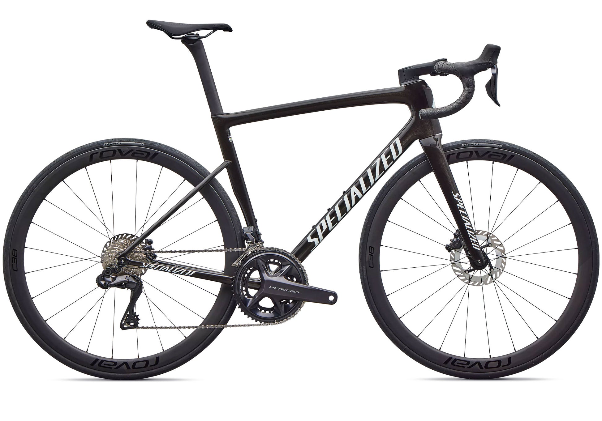 2026 Specialized Tarmac SL8 Expert Ultegra Di2 Unisex Road Bike, Gloss Obsidian Metallic image 2