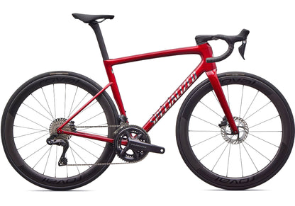 2026 Specialized Tarmac SL8 Pro Ultegra Di2 Unisex Road Bike, Gloss Red Sky / Chrome image 3