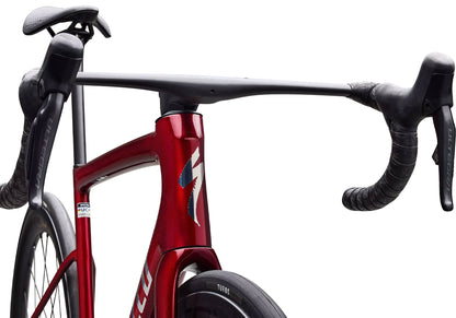 2026 Specialized Tarmac SL8 Pro Ultegra Di2 Unisex Road Bike, Gloss Red Sky / Chrome image 4