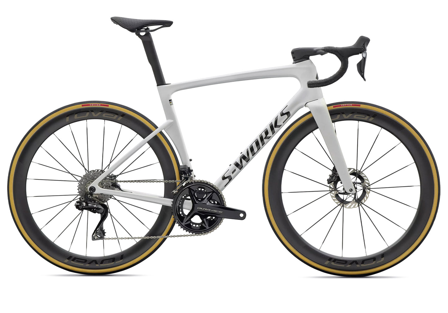 2027 Specialized S-Works Tarmac SL9 Dura-Ace Unisex Road Bike, Metallic White Silver image 2