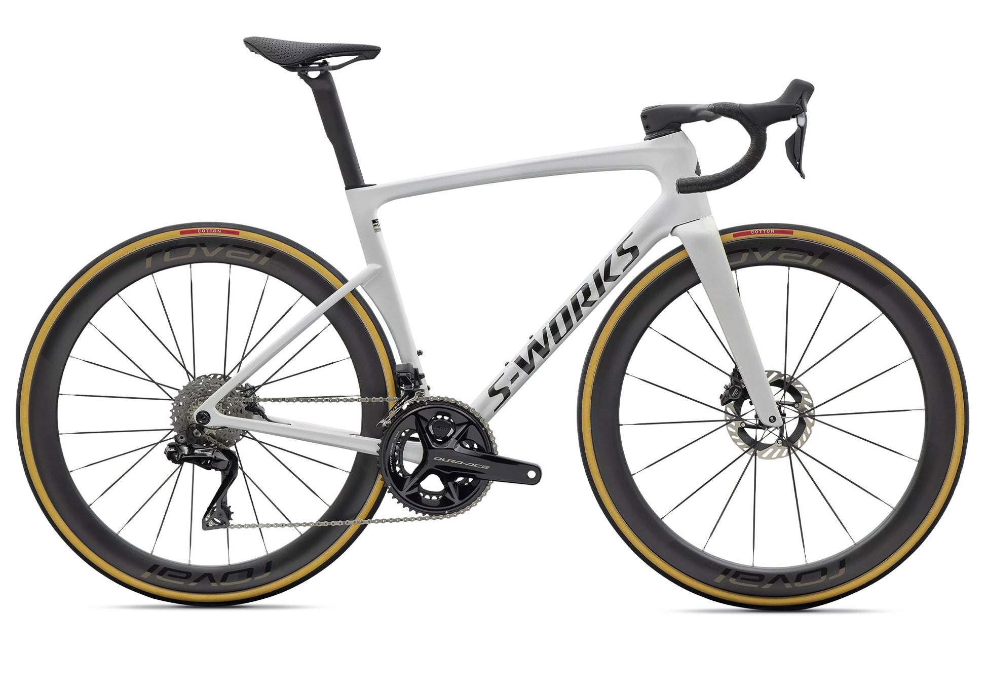 2027 Specialized S-Works Tarmac SL9 Dura-Ace Unisex Road Bike, Metallic White Silver image 2