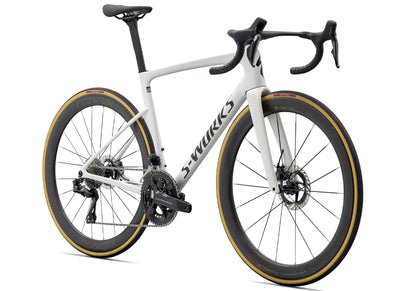 2027 Specialized S-Works Tarmac SL9 Dura-Ace Unisex Road Bike, Metallic White Silver image 1