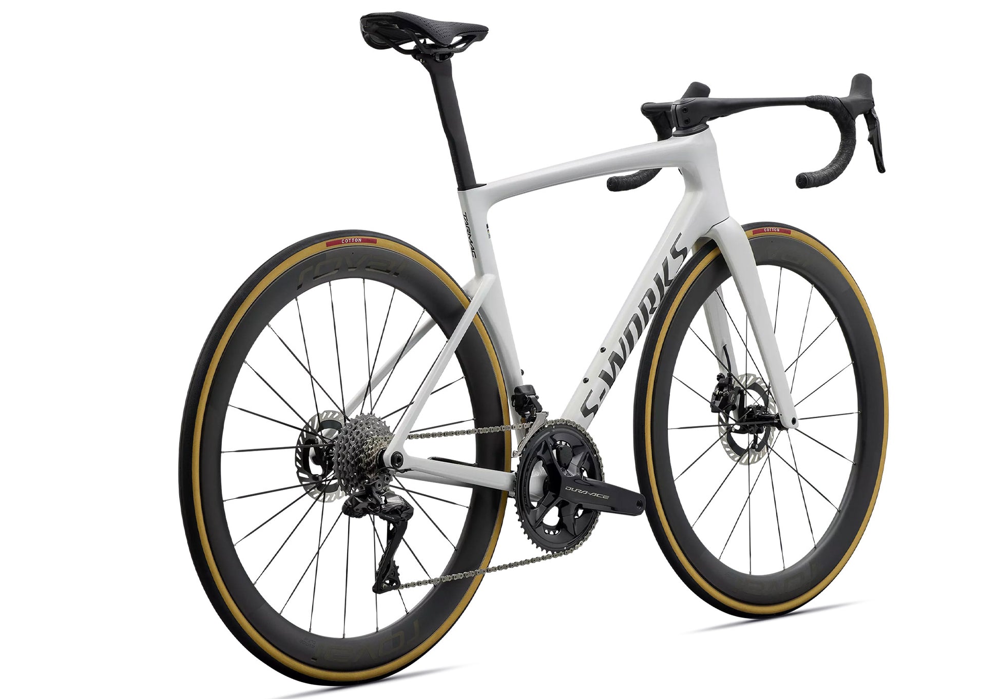 2027 Specialized S-Works Tarmac SL9 Dura-Ace Unisex Road Bike, Metallic White Silver image 3