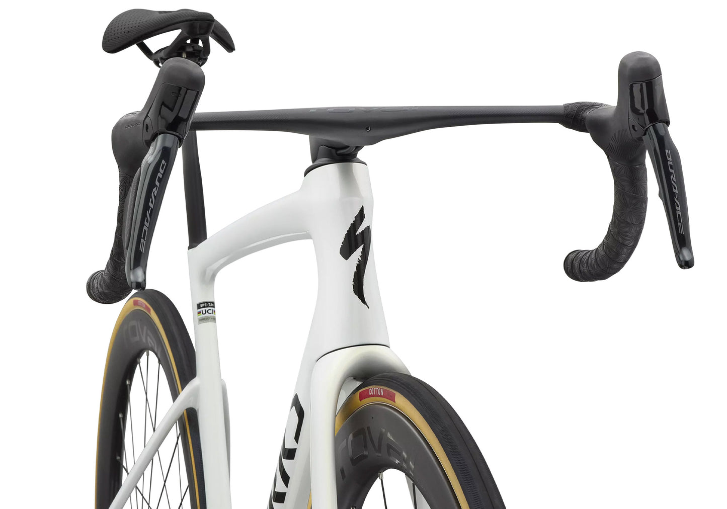 2027 Specialized S-Works Tarmac SL9 Dura-Ace Unisex Road Bike, Metallic White Silver image 5