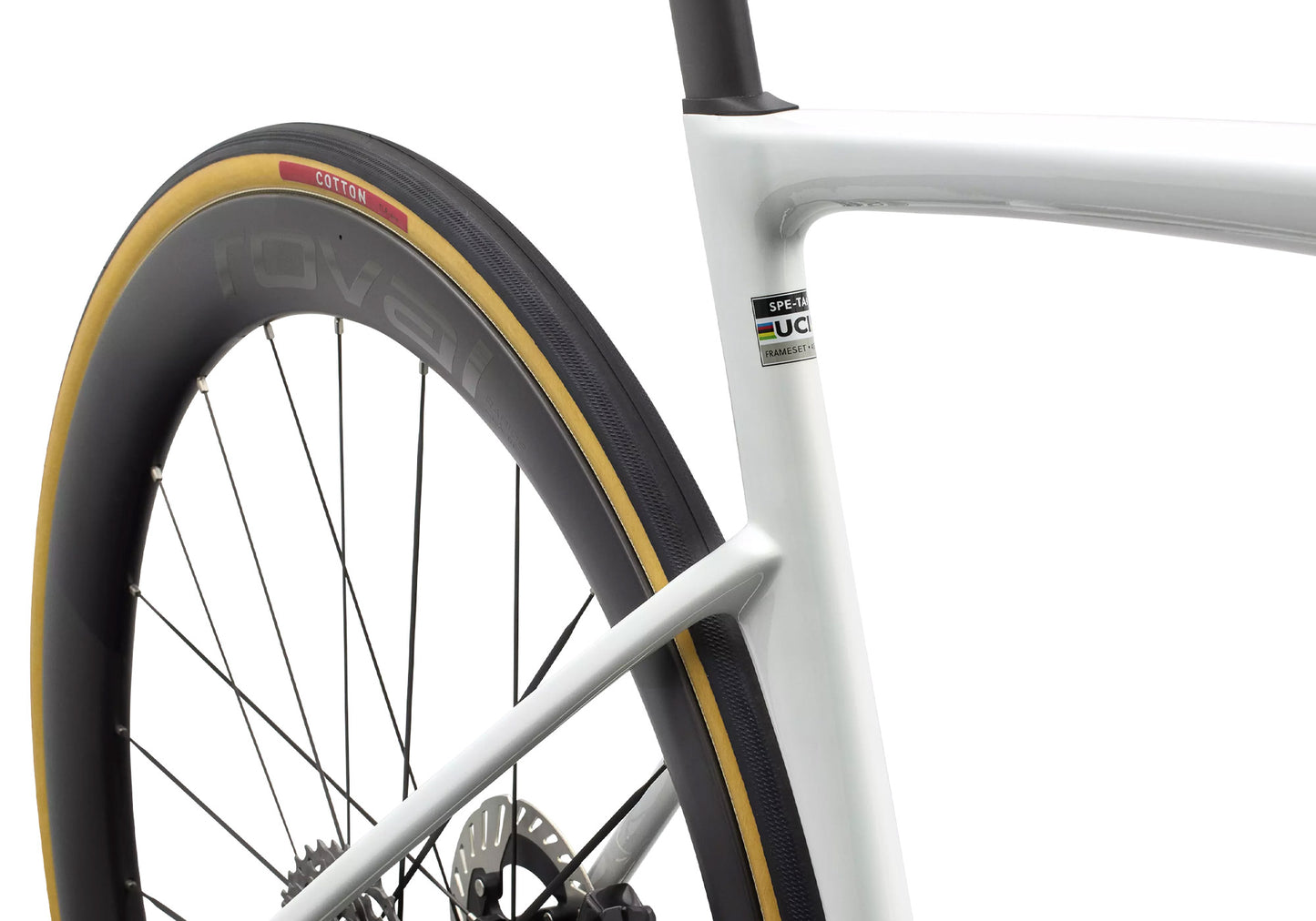 2027 Specialized S-Works Tarmac SL9 Dura-Ace Unisex Road Bike, Metallic White Silver image 6