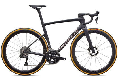 2027 Specialized Tarmac SL9 S-Level Shimano Dura-Ace Di2 Unisex Road Bike, Satin Carbon / Silver Dust image 2