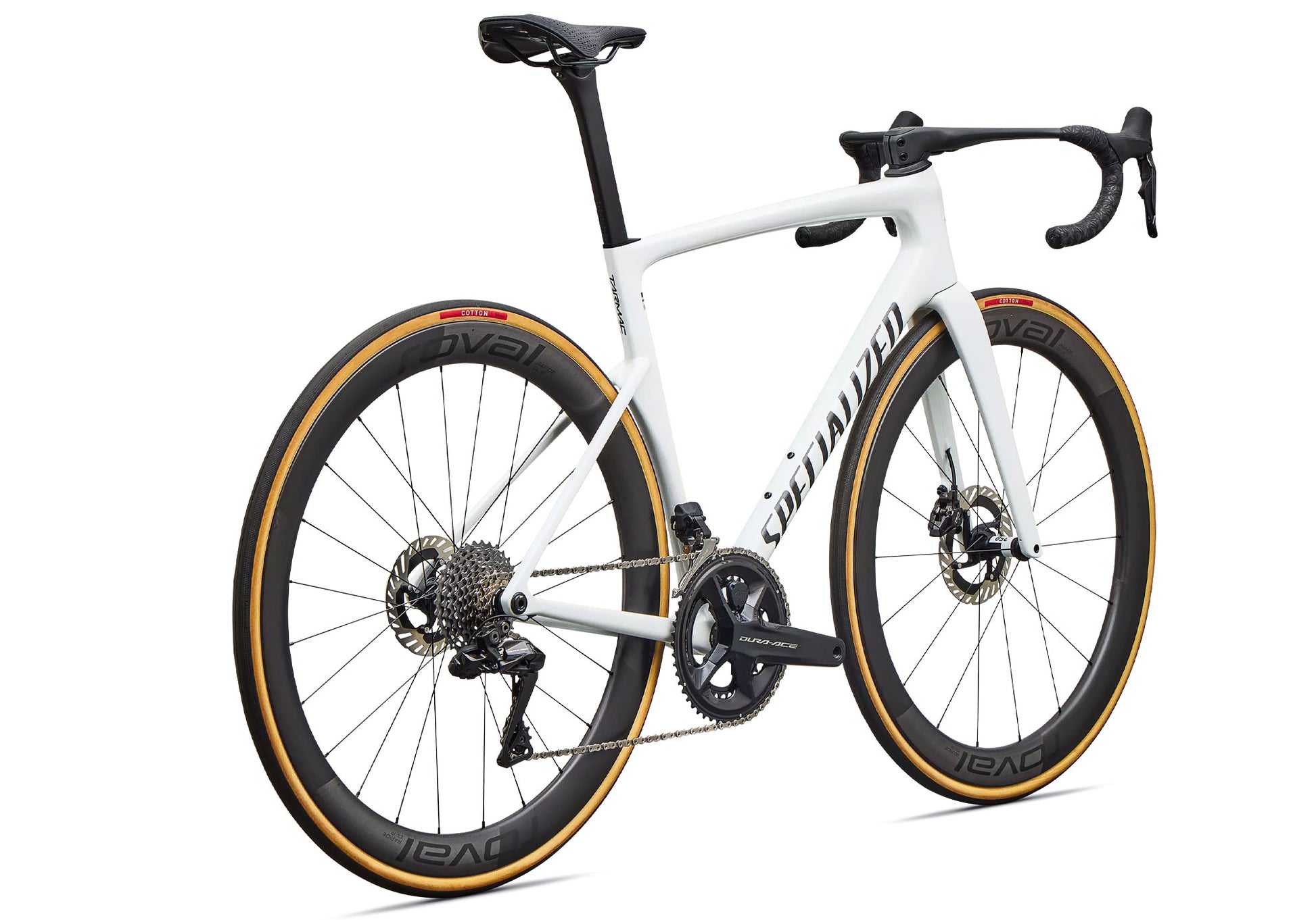 2027 Specialized Tarmac SL9 S-Level Shimano Dura-Ace Di2 Unisex Road Bike, Gloss White Silver Metallic / Tarmac Black image 2