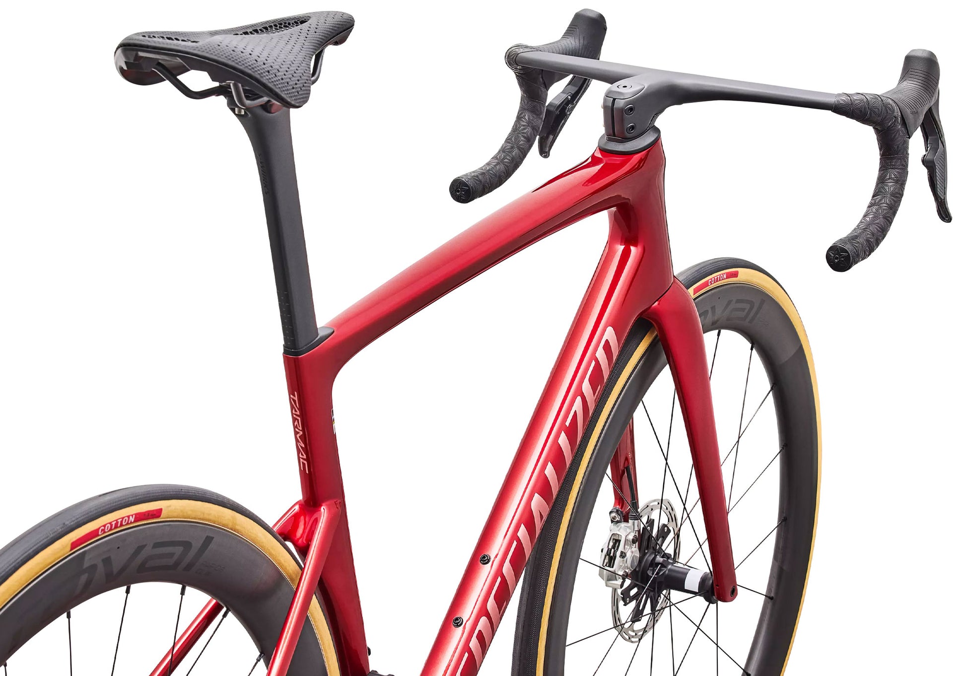 2027 Specialized Tarmac SL9 S-Level SRAM RED AXS Unisex Road Bike, Gloss Cayenne Metallic / Chrome image 4