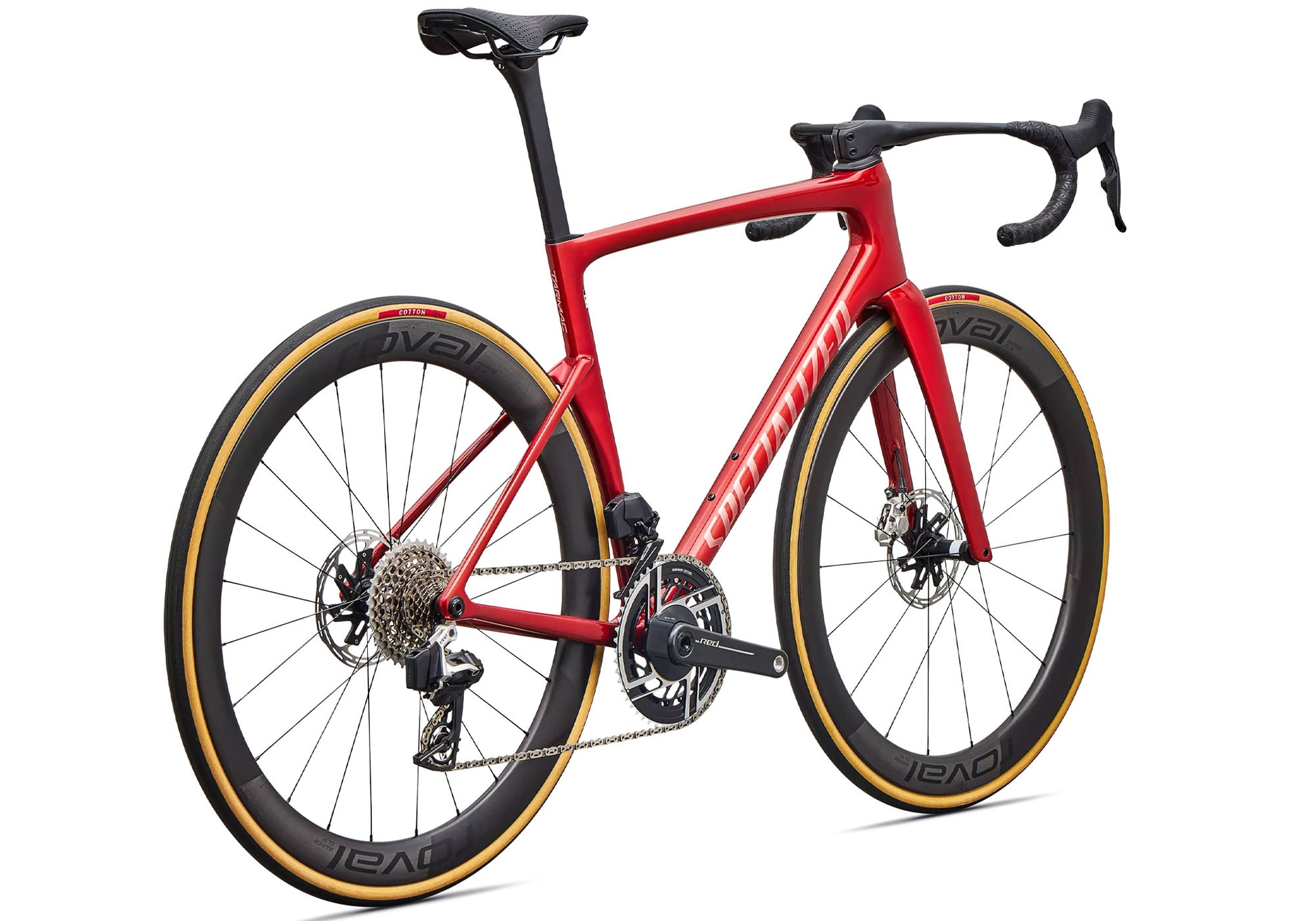 2027 Specialized Tarmac SL9 S-Level SRAM RED AXS Unisex Road Bike, Gloss Cayenne Metallic / Chrome image 3