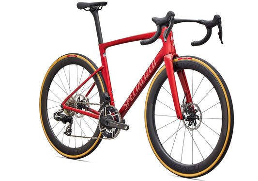 2027 Specialized Tarmac SL9 S-Level SRAM RED AXS Unisex Road Bike, Gloss Cayenne Metallic / Chrome image 1