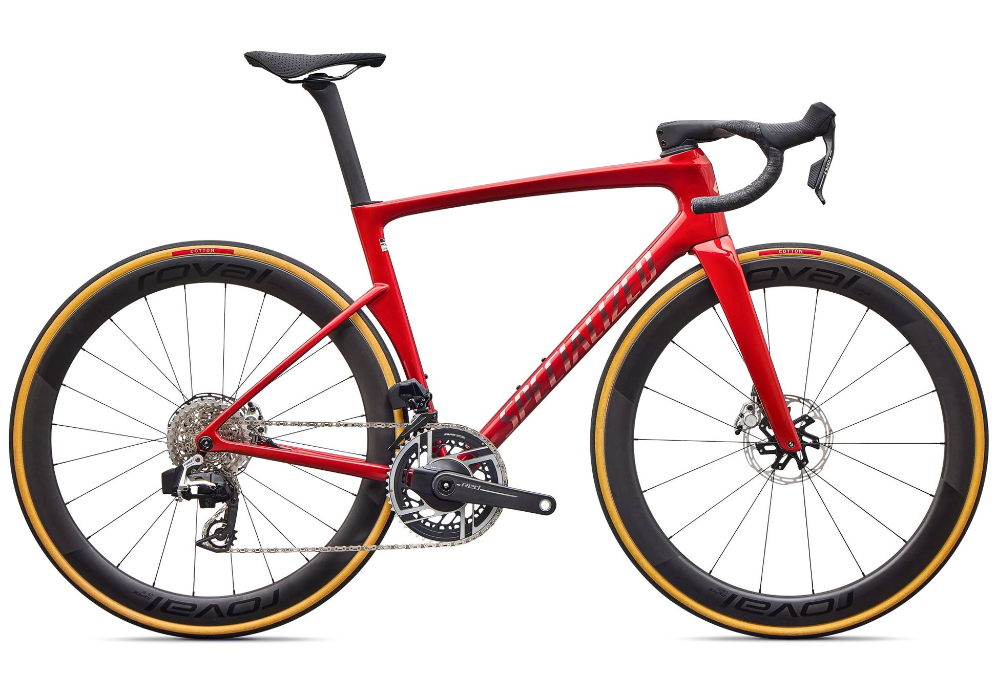 2027 Specialized Tarmac SL9 S-Level SRAM RED AXS Unisex Road Bike, Gloss Cayenne Metallic / Chrome image 2