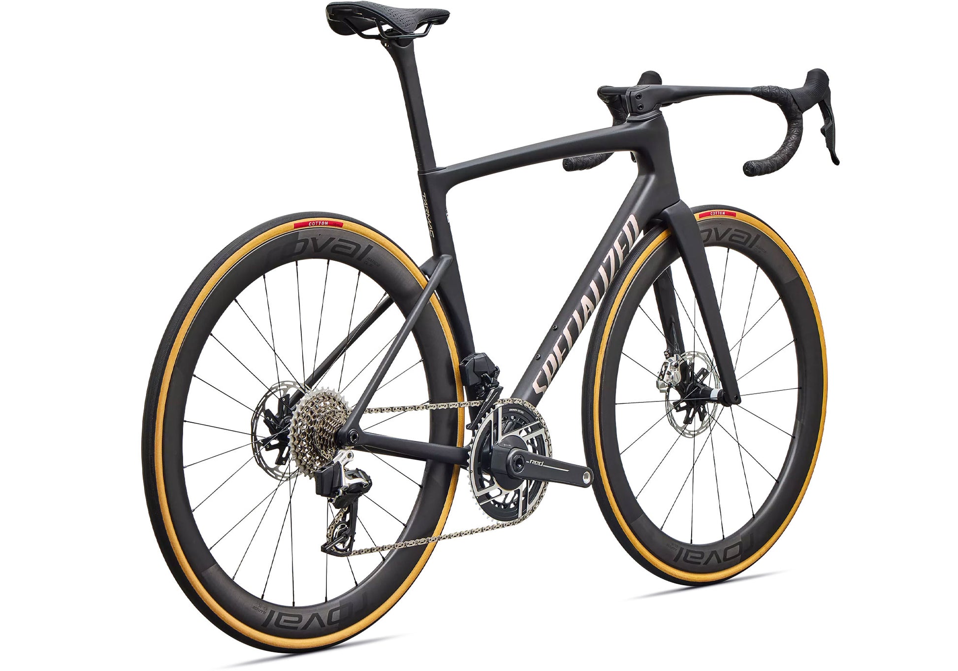 2027 Specialized Tarmac SL9 S-Level SRAM RED AXS Unisex Road Bike, Satin Carbon/Silver Dust image 3