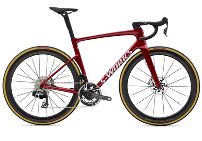 2027 Specialized S-Works Tarmac SL9 SRAM Red AXS, Unisex Road Bike, Ruby Metallic image 3