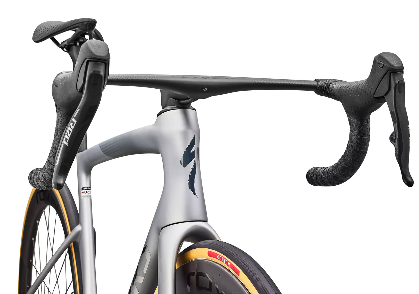 2027 Specialized S-Works Tarmac SL9 SRAM Red AXS, Unisex Road Bike Silver Dust image 4