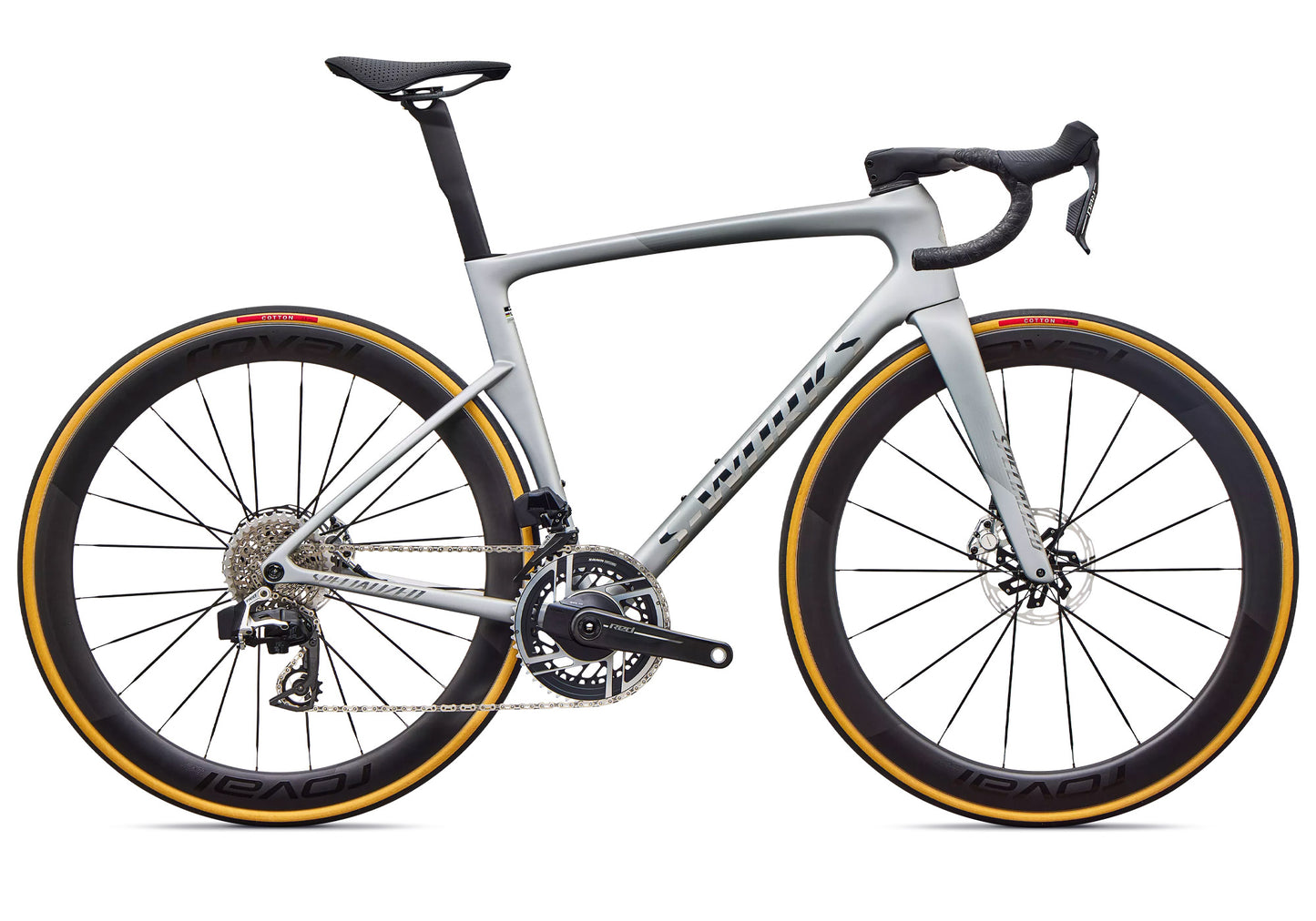 2027 Specialized S-Works Tarmac SL9 SRAM Red AXS, Unisex Road Bike Silver Dust image 2