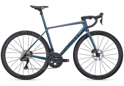 2025 Giant TCR Advanced SL 1 Men's Road Bike, Blue Dragonfly