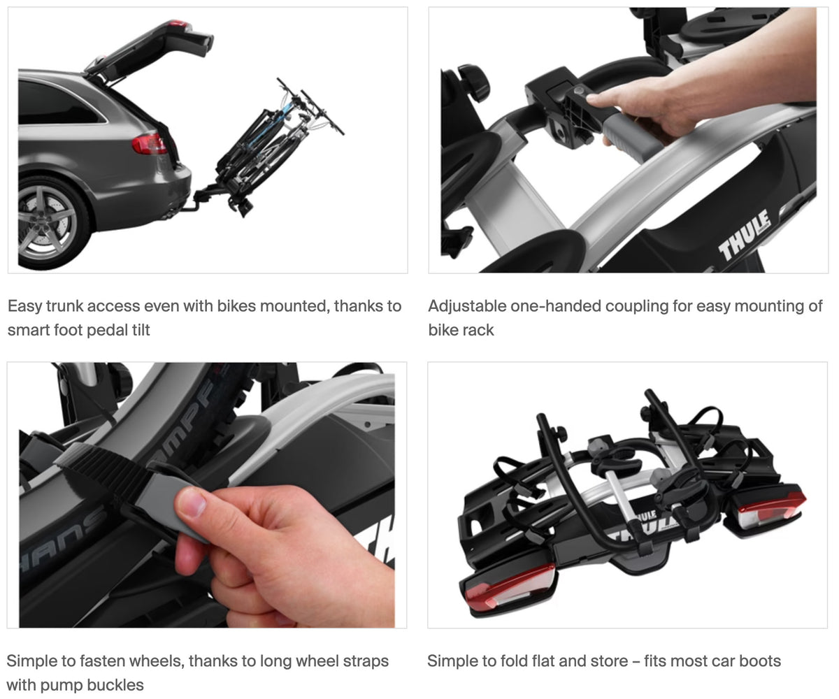 Thule VeloCompact 2 Bike Platform Tow Ball Mount Bike Rack