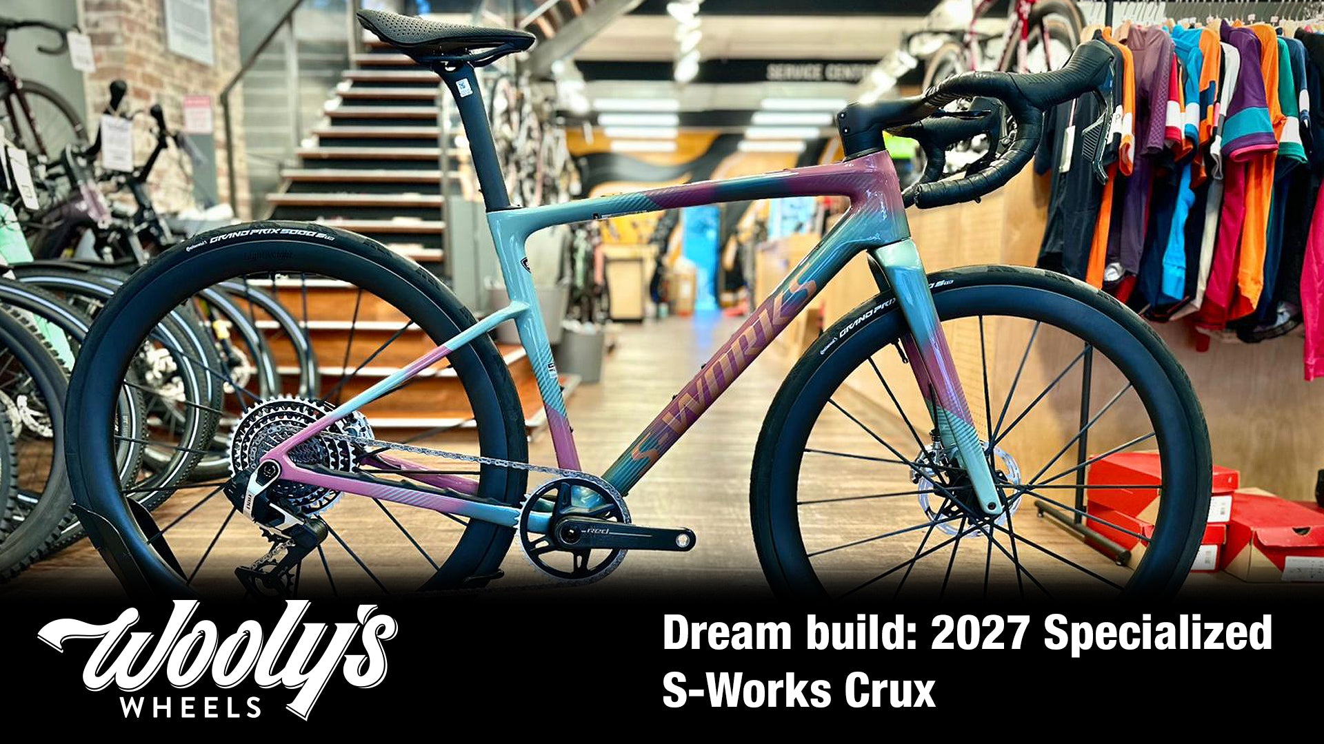 Load video: S-Works Crux Dream Build 6.6kg