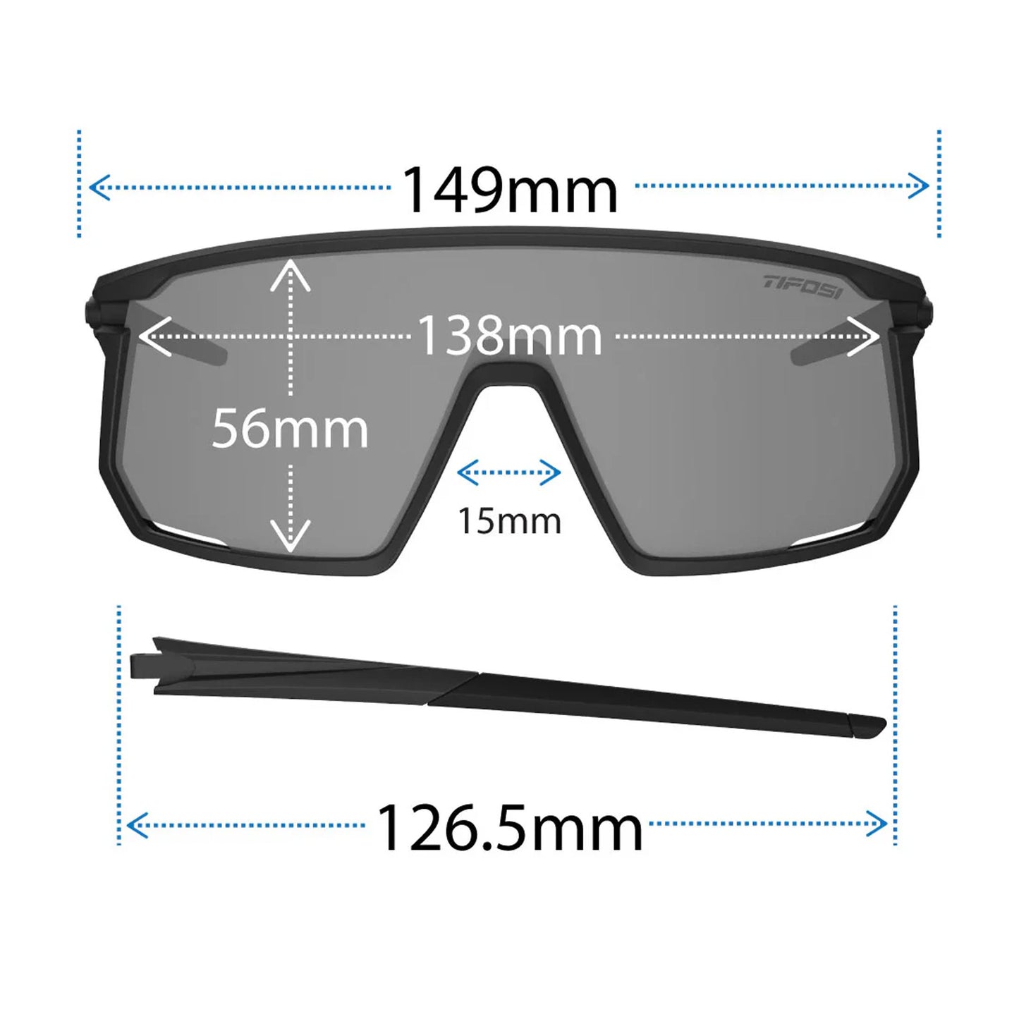 Tifosio Moab Blackout IC Unisex Cycling Sunglasses image 3