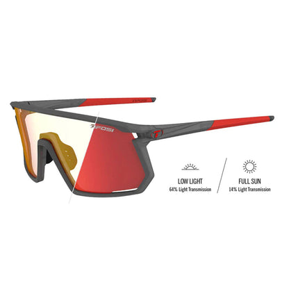 Tifosi Moab Satin Vapor Cycling Sunglasses with Fototec Lens