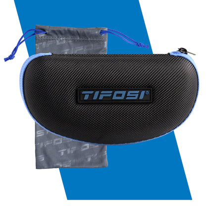 Tifosi Stash Smoke Cycling Sunglasses with Clarion Blue Fototec Lens