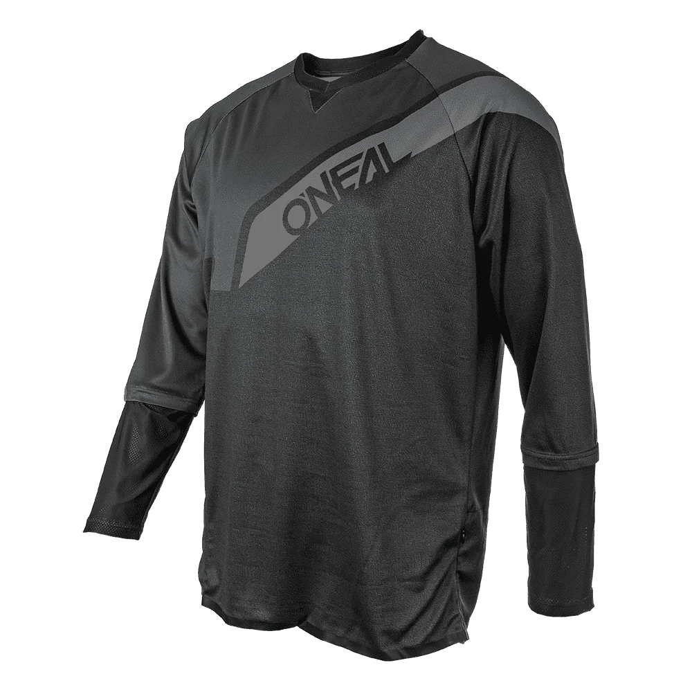 O'Neal Tobanga Men's Long Sleeve Mountain Bike Jersey - Black/Grey image 1
