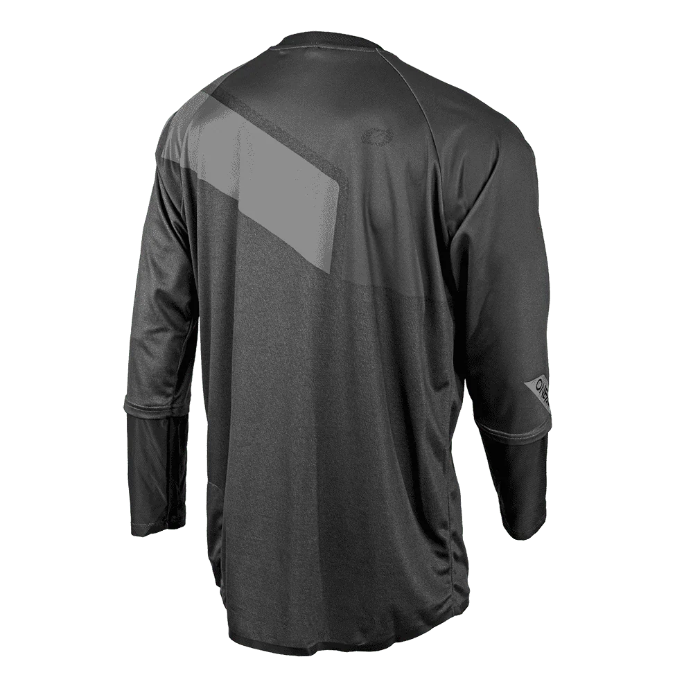O'Neal Tobanga Men's Long Sleeve Mountain Bike Jersey - Black/Grey image 2