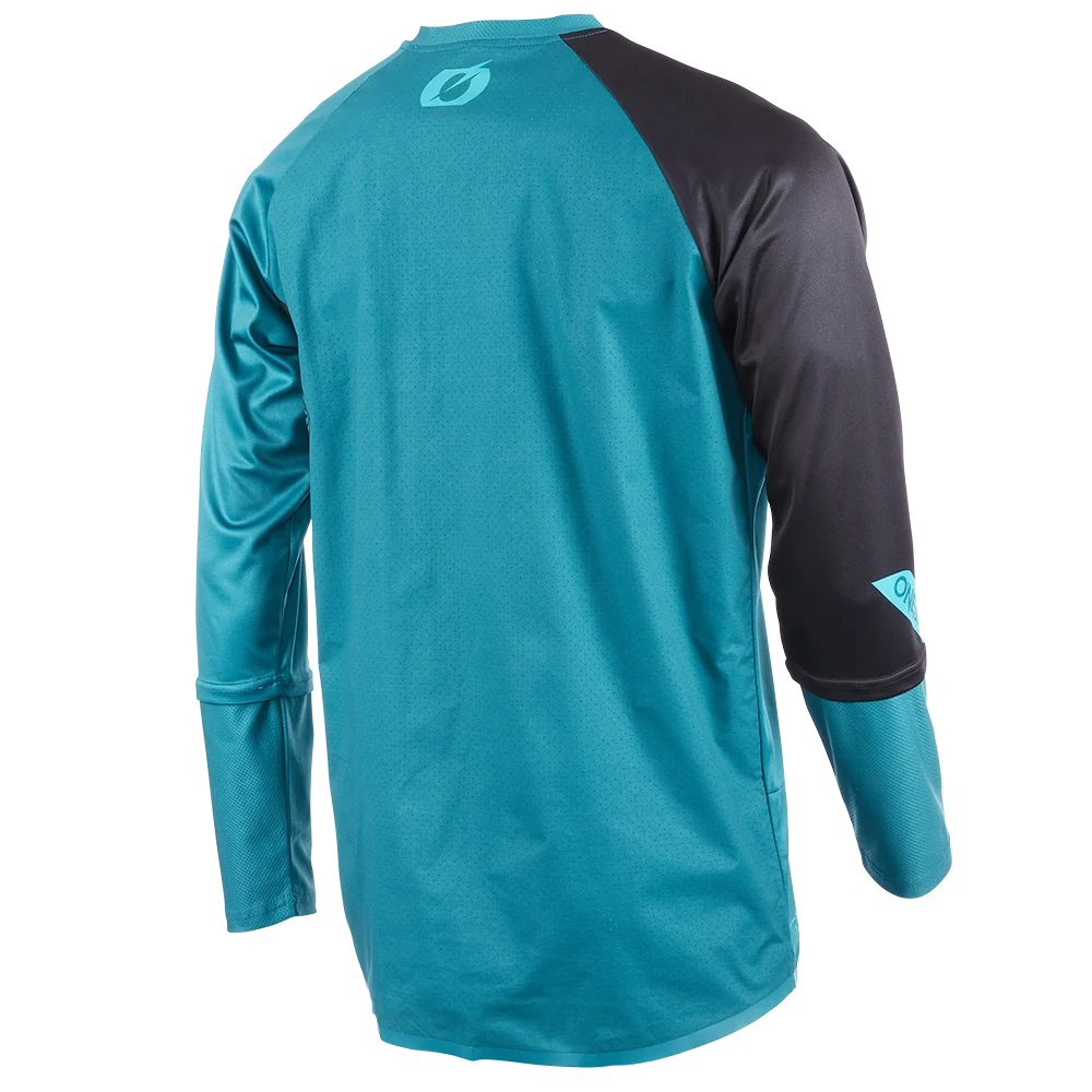 O'Neal Tobanga Men's Long Sleeve Mountain Bike Jersey - Petrol/Teal image 2