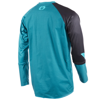 O'Neal Tobanga Men's Long Sleeve Mountain Bike Jersey - Petrol/Teal image 2
