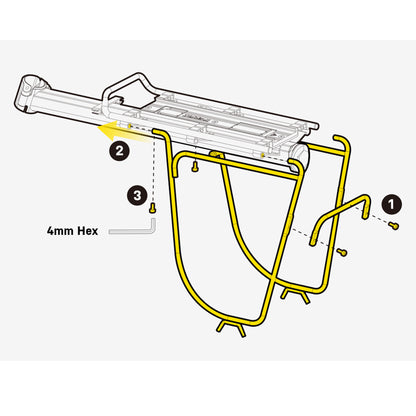 Topeak MTX Dual Side Frame for MTX Beamrack II image 2