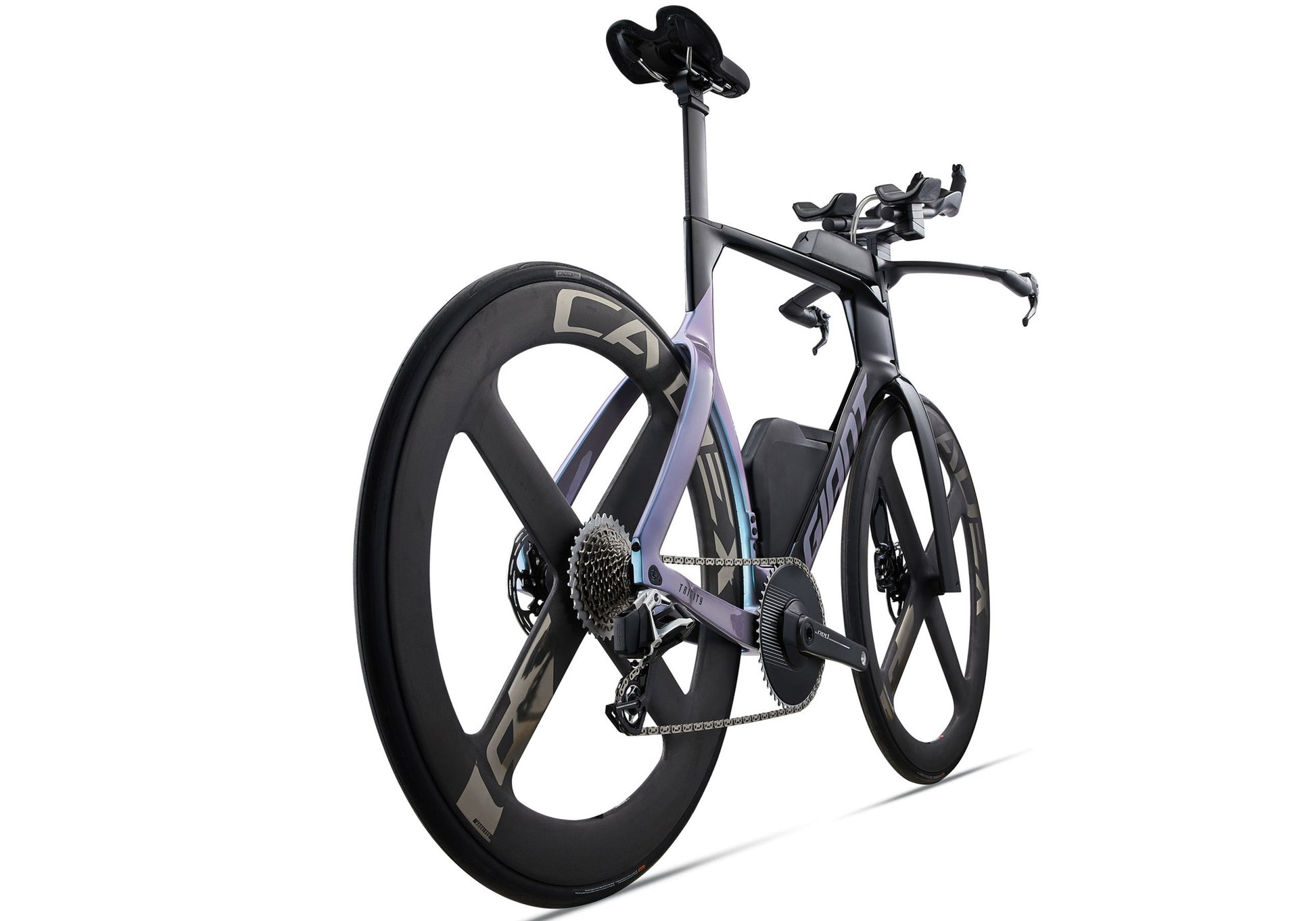 2026 Giant Trinity Advanced SL 0 Men's Road Bike, Carbon/Prismatic Haze image 3