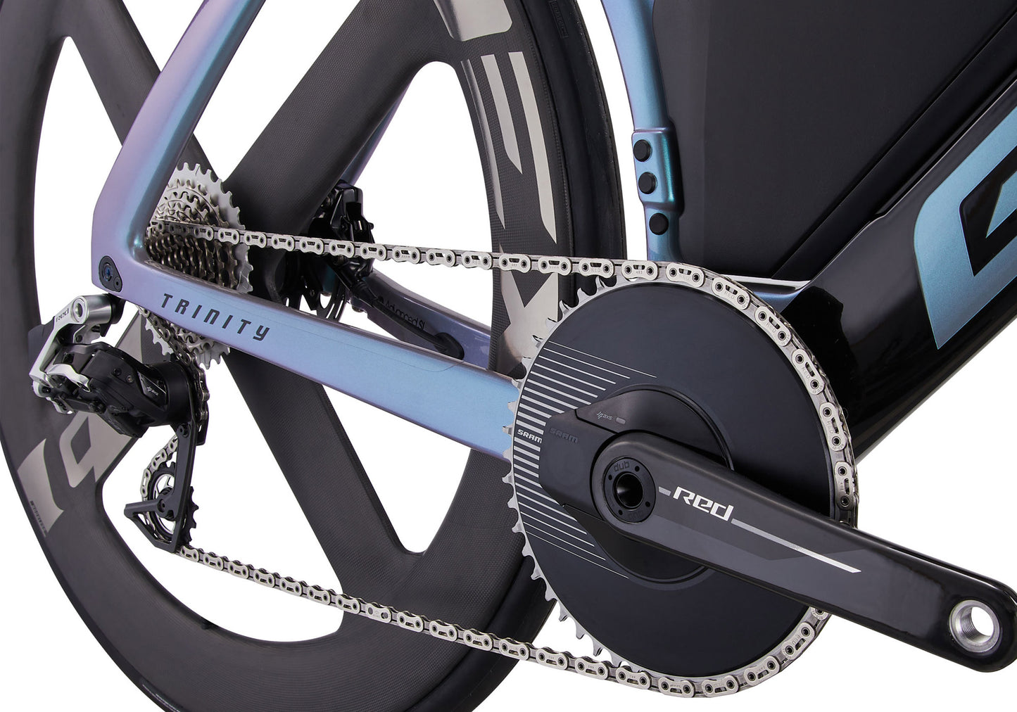 2026 Giant Trinity Advanced SL 0 Men's Road Bike, Carbon/Prismatic Haze image 4